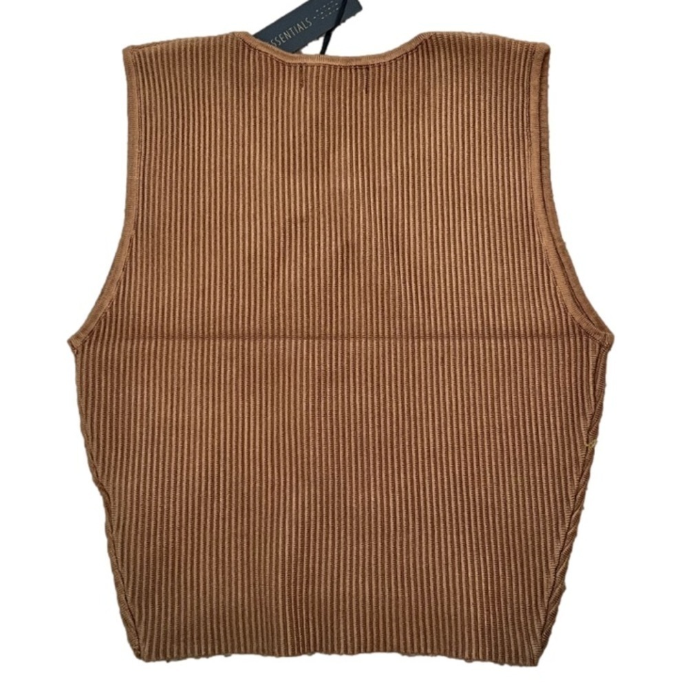 NWT House of Harlow 1960 crop top, brown, size medium. - Picture 3 of 3